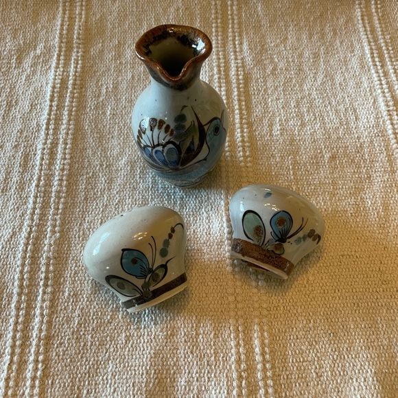 Vintage Ken Edwards Tonala Mexican pottery set - Picture 3 of 7